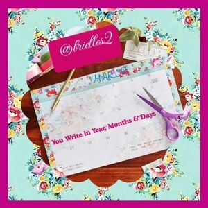 Last One! 🎠 New Pioneer Woman Desk / Wall Calendar, Write in Year 2024 -…